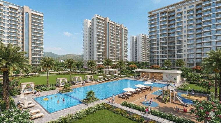 Exterior View, ashiana-aaroham 3 Bedroom 2026 Sq.Ft. Apartment In Sector 80 Gurgaon 9592178
