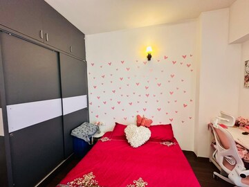 Bedroom in 2 BHK Apartment at M3M Marina, Sector 68 – for Rent