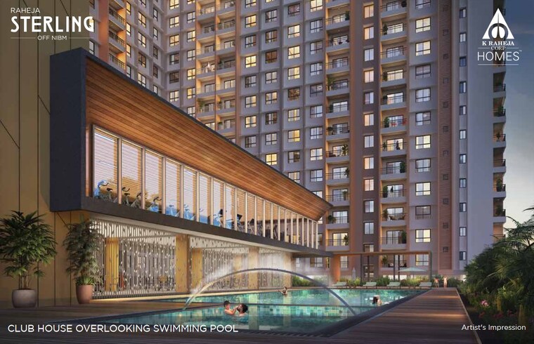 Exterior View, k-raheja-sterling 3 Bedroom 930 Sq.Ft. Apartment In Mohammadwadi Pune 9586656