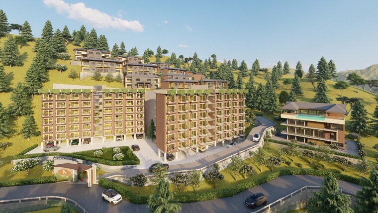 Exterior View, chail 1 RK 624 Sq.Ft. Apartment In Chail Solan 9592173