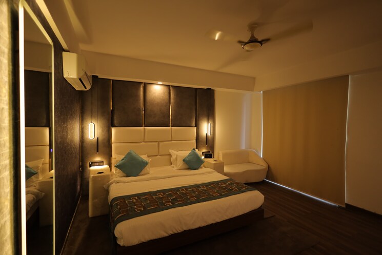 Bedroom, agra delhi national highway Studio 360 Sq.Ft. Apartment In Agra   Delhi National Highway Mathura 9592364