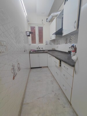 Kitchen in 2 BHK Builder Floor at Janakpuri – for Rent
