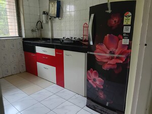 Kitchen in 1 BHK Apartment at Vasant Leela Complex, Vijay Nagari – for Rent