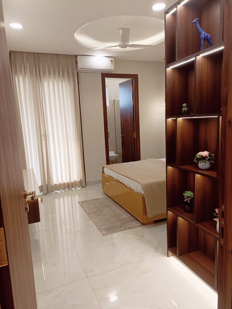Bedroom, jms-the-majestic 3.5 Bedroom 1800 Sq.Ft. Builder Floor In Manesar Sector 9 Gurgaon 9593014