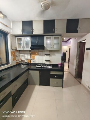 Kitchen in 2 BHK Apartment at Cosmos Park, Ghodbunder Road – for Rent