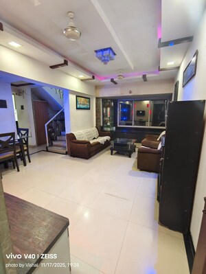 Living Room in 2 BHK Apartment at Cosmos Park, Ghodbunder Road – for Rent