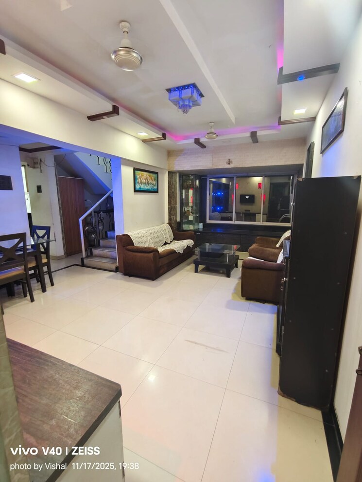 Living Room, cosmos-park 2 Bedroom 700 Sq.Ft. Apartment In Ghodbunder Road Thane 9593062