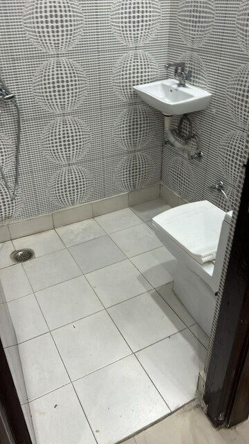 Bathroom in 2 BHK Builder Floor at Niti Khand I – for Rent