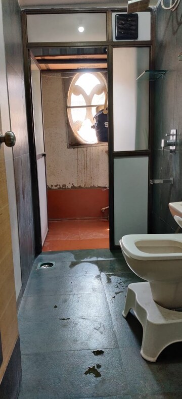 Bathroom in 2 BHK Apartment at Shivam CHS Kharghar, Kharghar Sector 10 – for Rent