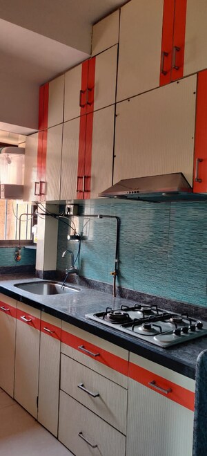 Kitchen in 2 BHK Apartment at Shivam CHS Kharghar, Kharghar Sector 10 – for Rent