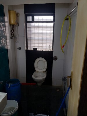 Bathroom in 1 BHK Apartment at Pride Park, Dhokali – for Rent
