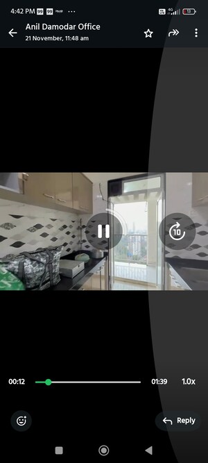 Team Area in 2 BHK Apartment at JVM Veda, Kasarvadavali – for Rent