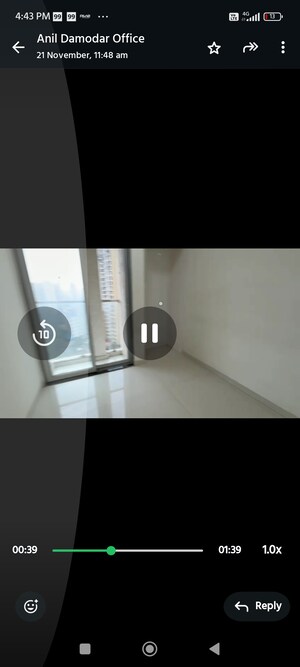 Furnished Amenities in 2 BHK Apartment at JVM Veda, Kasarvadavali – for Rent