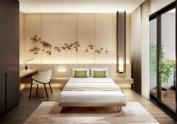 Bedroom in 2 BHK Apartment at Krisumi Waterside Residences, Sector 36a – for Sale