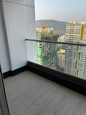 Balcony in 3 BHK Apartment at Indiabulls One Indiabulls, Pokhran Road No Two – for Rent