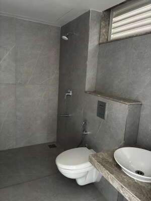 Bathroom in 3 BHK Apartment at Indiabulls One Indiabulls, Pokhran Road No Two – for Rent