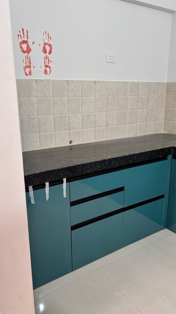 Kitchen in 2 BHK Apartment at Shapoorji Pallonji Sensorium Prisma, Hinjewadi – for Rent