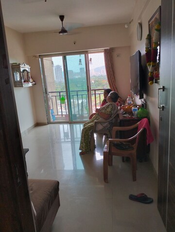 Living Room in 2 BHK Apartment at Vihang Hills, Ghodbunder Road – for Rent