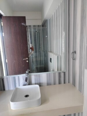 Bathroom in 3 BHK Apartment at Kalpataru Radiance, Goregaon West – for Rent