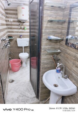 Bathroom in 1 RK Apartment at Dwarka – for Sale