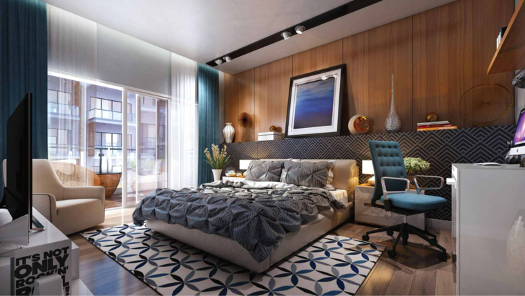 Bedroom, adani-samsara-ivana 4 Bedroom 1702 Sq.Ft. Builder Floor In Sector 63 Gurgaon 9594213