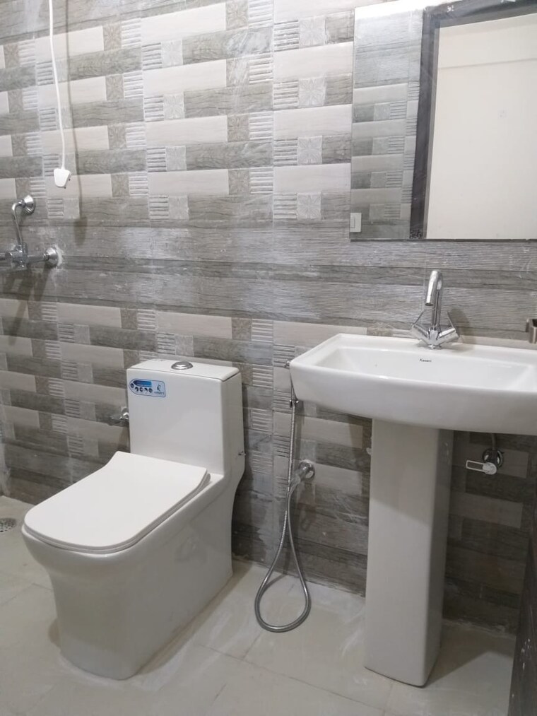 Bathroom, nk-savitry-enclave Studio 400 Sq.Ft. Apartment In Vip Road Zirakpur 9594256