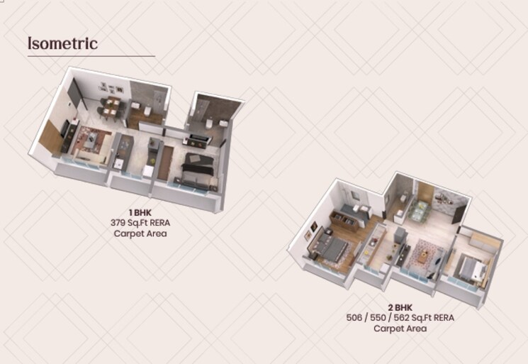 Floor Plan, dahisar west 2 Bedroom 505 Sq.Ft. Apartment In Dahisar West Mumbai 9594281