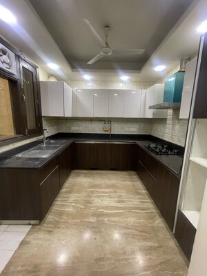 Kitchen in 3 BHK Builder Floor at East Of Kailash – for Sale