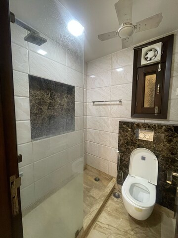 Bathroom in 3 BHK Builder Floor at East Of Kailash – for Sale