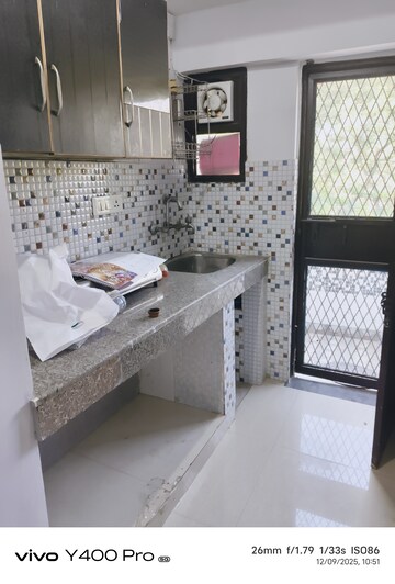 Kitchen in 1 RK Apartment at Dwarka – for Rent