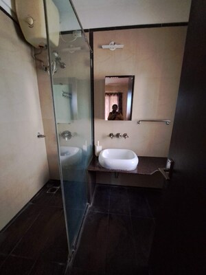 Bathroom in 3 BHK Apartment at Sagar Waters Edge, Pimple Nilakh – for Rent