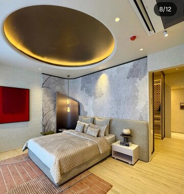 Living Room in 4 BHK Apartment at Godrej Skyshore, Versova – for Sale