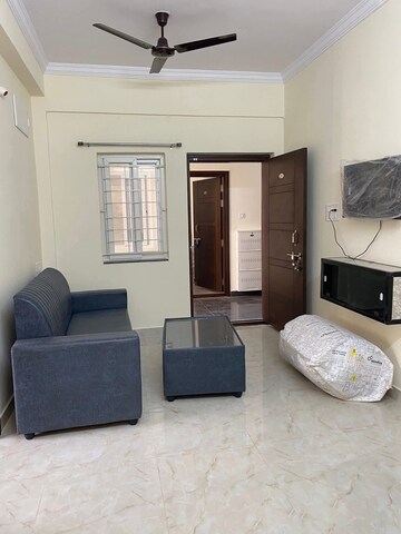 Living Room in 1 BHK Apartment at Kondapur – for Rent
