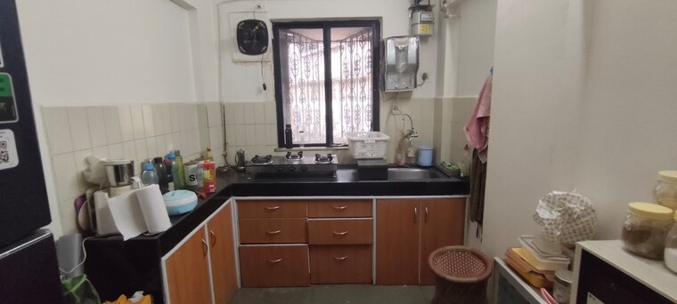 Kitchen, flower-valley-complex 1 Bedroom 600 Sq.Ft. Apartment In Khopat Thane 9594491