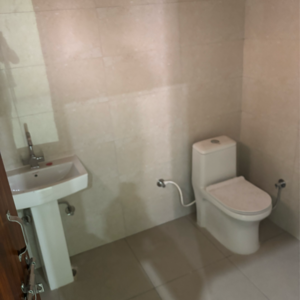 Bathroom in 2 BHK Builder Floor at Wave Floors Premium, Wave City – for Rent