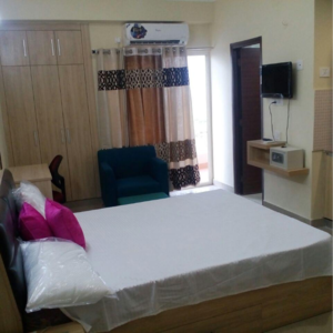 Bedroom in 1 RK Apartment at Supertech Ecociti, Sector 137 – for Rent