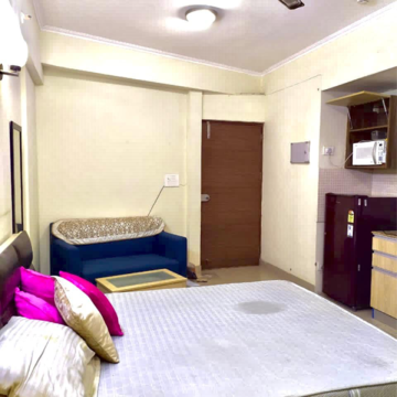 Bedroom in 1 RK Apartment at Supertech Ecociti, Sector 137 – for Rent