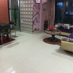 Living Room in 2 BHK Builder Floor at Vashi Sector 30a – for Rent