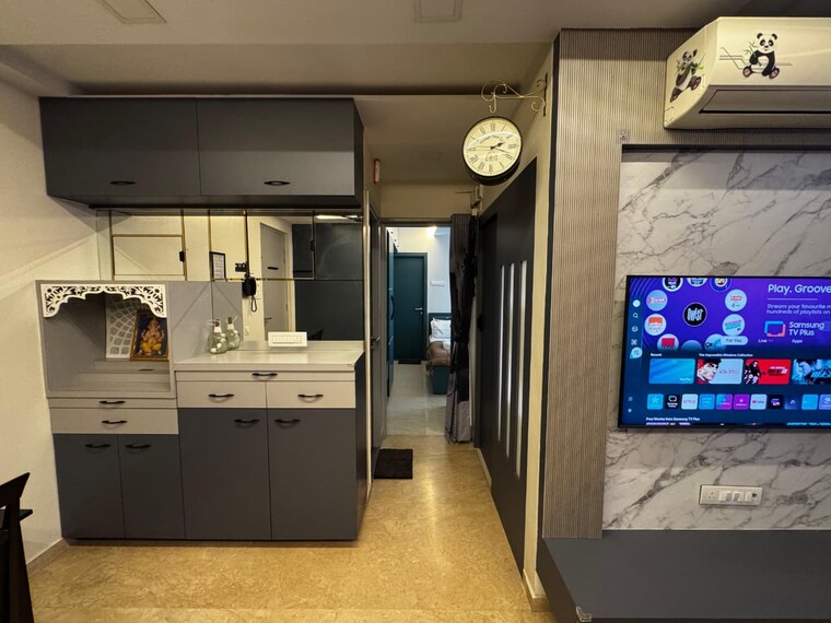 Kitchen, hiranandani-estate-solitaire-c 1 Bedroom 430 Sq.Ft. Apartment In Ghodbunder Road Thane 9594650