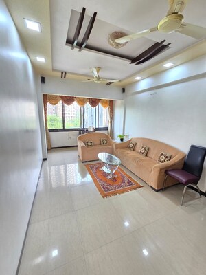 Living Room in 3 BHK Apartment at Alkapuri Apartment, Kandivali East – for Rent