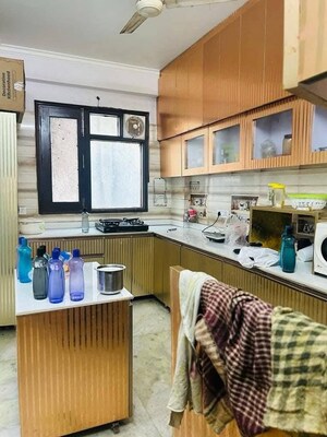 Kitchen in 2 BHK Builder Floor at Saket – for Rent