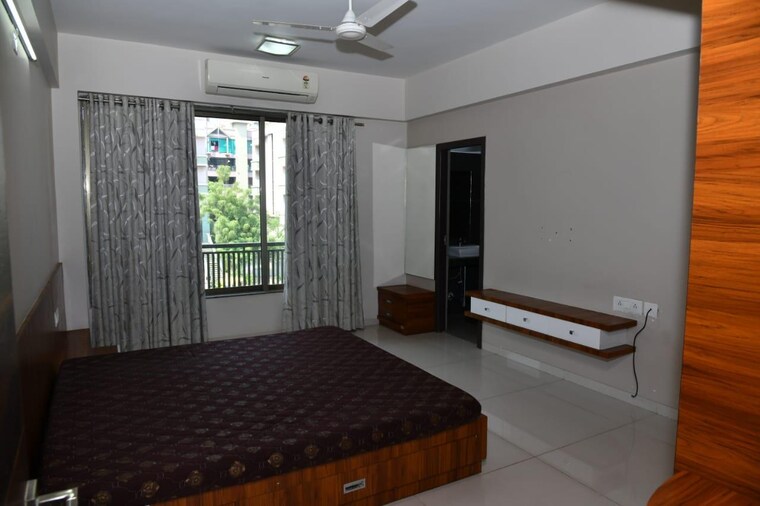 Bedroom, bodakdev 4 Bedroom 3300 Sq.Ft. Apartment In Bodakdev Ahmedabad 9594968