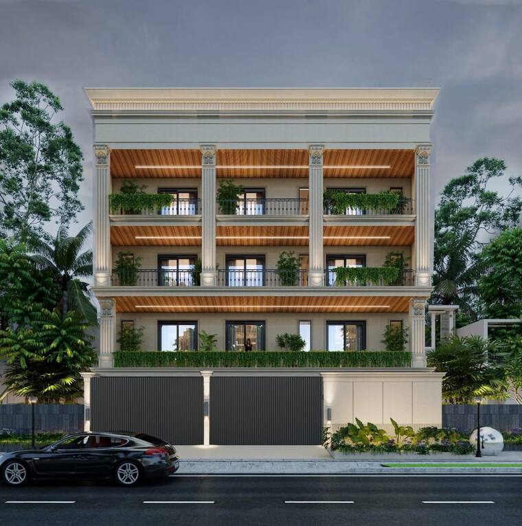 Exterior View, sector 31 1 Bedroom 752 Sq.Ft. Builder Floor In Sector 31 Gurgaon 9595004