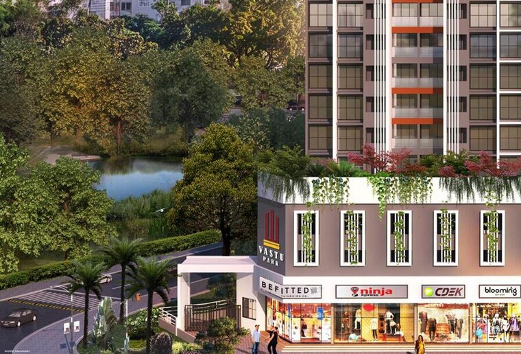 Exterior View, vastu-park 3 Bedroom 838 Sq.Ft. Apartment In Rohinjan Navi Mumbai 9595195