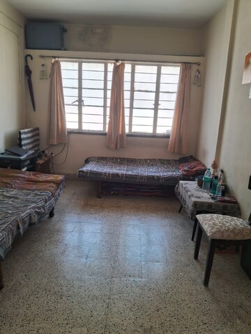 Living Room in 1 BHK Apartment at Vishwa Durg, Aundh – for Rent