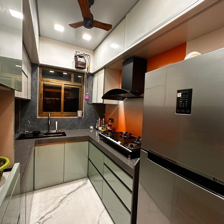 Kitchen, parijat-hill-view 2 Bedroom 619 Sq.Ft. Apartment In Trimurty Nagar Mumbai 9595314