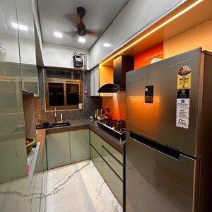 Kitchen in 2 BHK Apartment at Parijat Hill View, Trimurty Nagar – for Sale