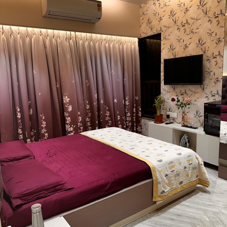 Bedroom, parijat-hill-view 2 Bedroom 619 Sq.Ft. Apartment In Trimurty Nagar Mumbai 9595314