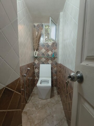 Bathroom in 1 BHK Apartment at Atlanta CHS, Malad West – for Rent