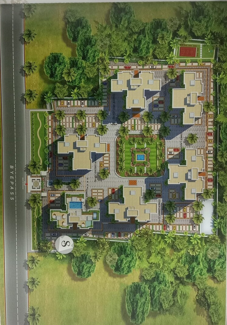 Master Plan, rajwada-royal-gardens 4 Bedroom 1978 Sq.Ft. Apartment In Narendrapur Kolkata 9595428